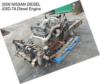 2006 NISSAN DIESEL J05D-TA Diesel Engine