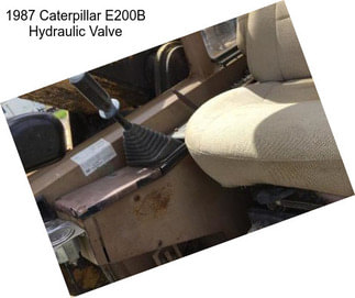 1987 Caterpillar E200B Hydraulic Valve