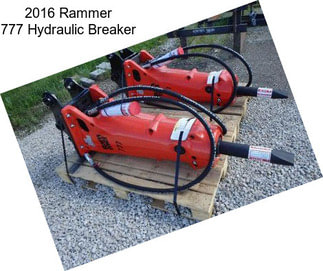 2016 Rammer 777 Hydraulic Breaker