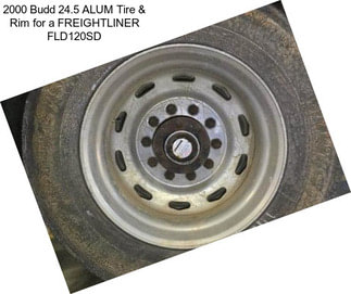 2000 Budd 24.5 ALUM Tire & Rim for a FREIGHTLINER FLD120SD