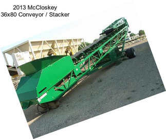 2013 McCloskey 36x80 Conveyor / Stacker