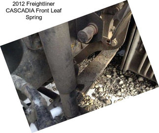 2012 Freightliner CASCADIA Front Leaf Spring