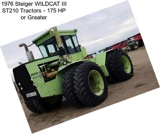 1976 Steiger WILDCAT III ST210 Tractors - 175 HP or Greater