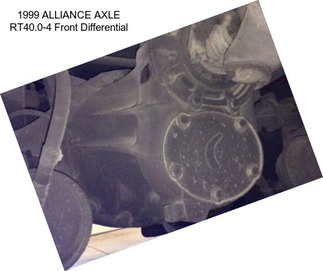 1999 ALLIANCE AXLE RT40.0-4 Front Differential