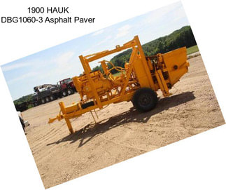 1900 HAUK DBG1060-3 Asphalt Paver