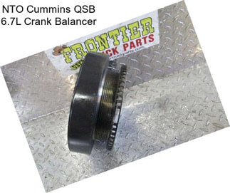 NTO Cummins QSB 6.7L Crank Balancer