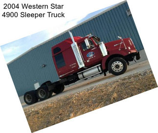 2004 Western Star 4900 Sleeper Truck