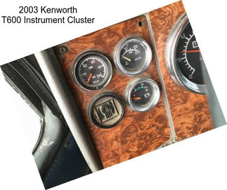 2003 Kenworth T600 Instrument Cluster