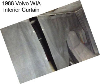 1988 Volvo WIA Interior Curtain