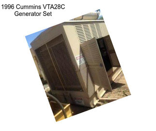 1996 Cummins VTA28C Generator Set