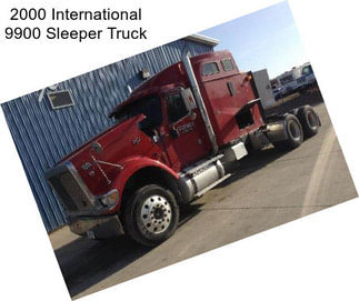 2000 International 9900 Sleeper Truck