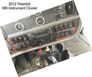 2012 Peterbilt 386 Instrument Cluster