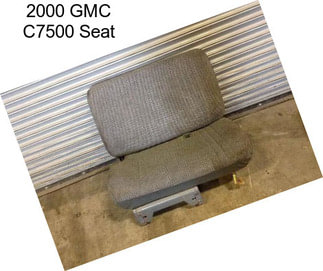 2000 GMC C7500 Seat