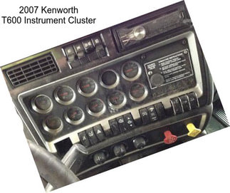 2007 Kenworth T600 Instrument Cluster