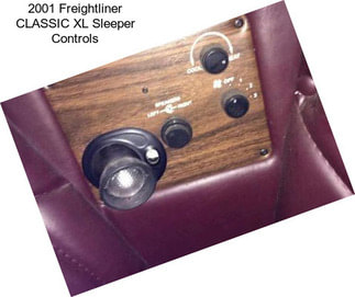 2001 Freightliner CLASSIC XL Sleeper Controls