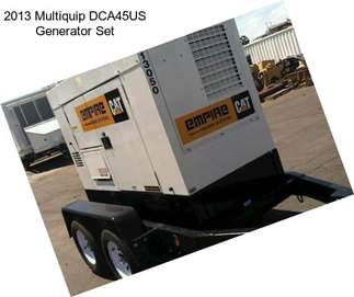 2013 Multiquip DCA45US Generator Set