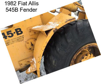 1982 Fiat Allis 545B Fender