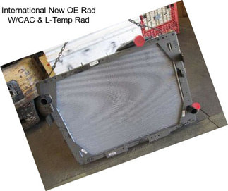 International New OE Rad W/CAC & L-Temp Rad