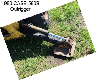 1980 CASE 580B Outrigger