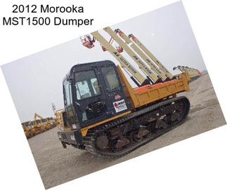 2012 Morooka MST1500 Dumper