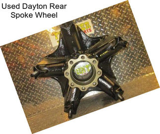 Used Dayton Rear Spoke Wheel