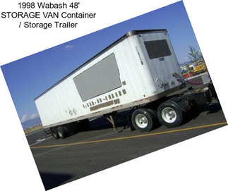 1998 Wabash 48\' STORAGE VAN Container / Storage Trailer