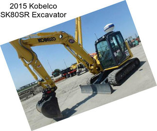 2015 Kobelco SK80SR Excavator