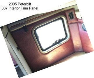 2005 Peterbilt 387 Interior Trim Panel