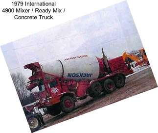 1979 International 4900 Mixer / Ready Mix / Concrete Truck