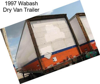 1997 Wabash Dry Van Trailer