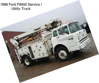 1988 Ford F8000 Service / Utility Truck