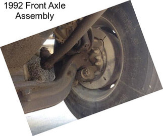 1992 Front Axle Assembly