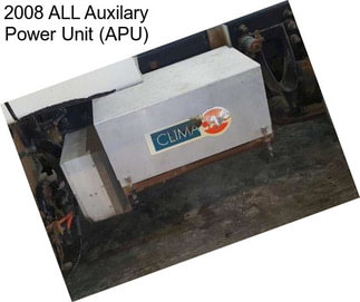 2008 ALL Auxilary Power Unit (APU)