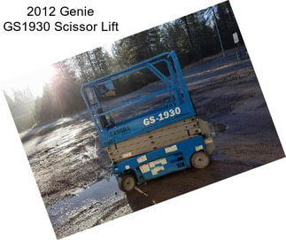 2012 Genie GS1930 Scissor Lift