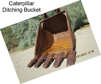 Caterpillar Ditching Bucket