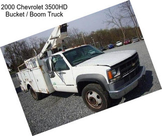 2000 Chevrolet 3500HD Bucket / Boom Truck