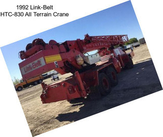 1992 Link-Belt HTC-830 All Terrain Crane