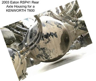 2003 Eaton RSP41 Rear Axle Housing for a KENWORTH T600