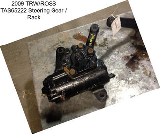 2009 TRW/ROSS TAS65222 Steering Gear / Rack