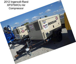 2012 Ingersoll-Rand XP375WCU Air Compressor