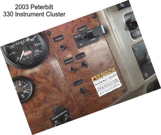 2003 Peterbilt 330 Instrument Cluster