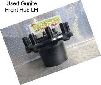 Used Gunite Front Hub LH