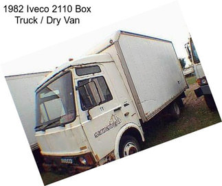 1982 Iveco 2110 Box Truck / Dry Van