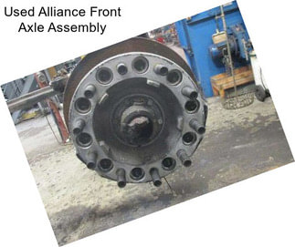 Used Alliance Front Axle Assembly