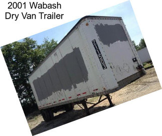 2001 Wabash Dry Van Trailer