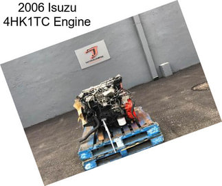 2006 Isuzu 4HK1TC Engine