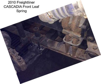 2010 Freightliner CASCADIA Front Leaf Spring