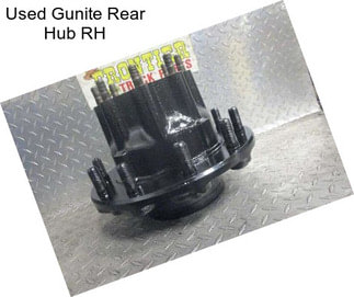 Used Gunite Rear Hub RH