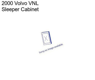 2000 Volvo VNL Sleeper Cabinet