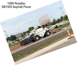 1998 Roadtec SB1500 Asphalt Paver